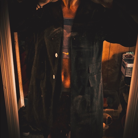 casual corner annex black mid length coat size 8 - Picture 5 of 5